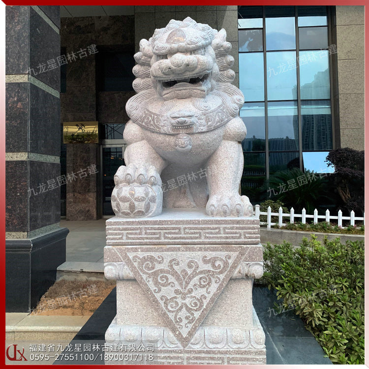 門(mén)口石獅子圖片