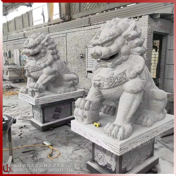 門(mén)口石獅子圖片