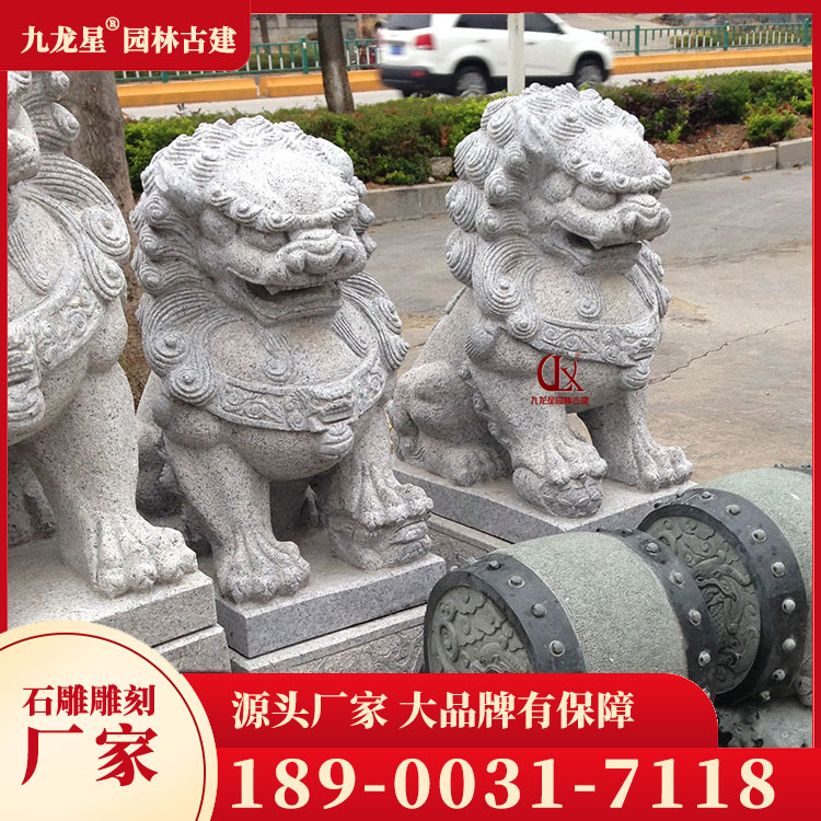 墓地獅子圖片